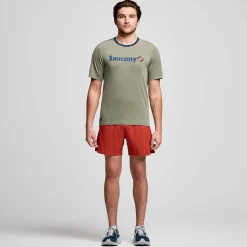Saucony Stopwatch Graphic Short Sleeve< Tops