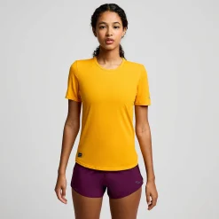 Saucony Stopwatch Short Sleeve<Women Tops