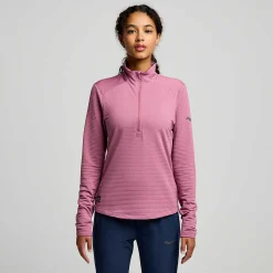 Saucony Triumph 3D 1/2 Zip<Women Tops